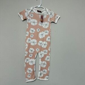NWT MilkBarn Floral Romper 12-18M
